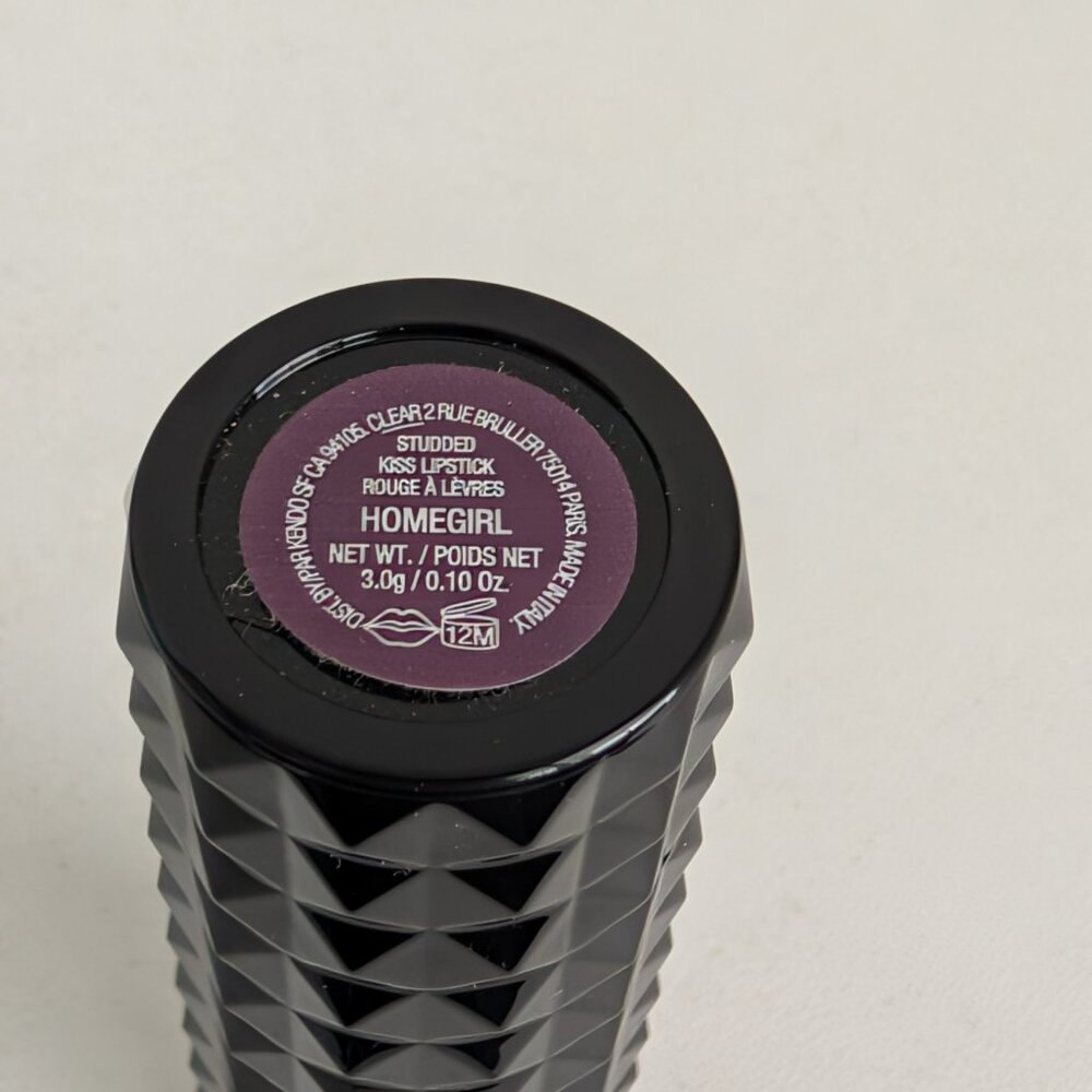 Kat Von D Studded Kiss Lipstick Homegirl KVD Full Size Preowned Discontinued - Picture 5 of 6